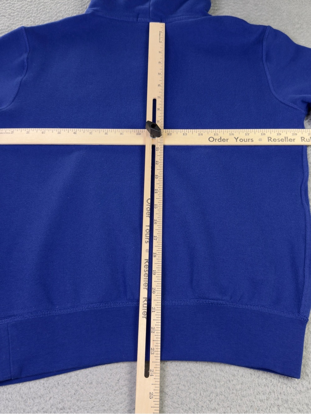 Polo Ralph Lauren Hoodie Mens Small Blue Fleece Logo Spellout Pullover Preppy - Picture 4 of 10